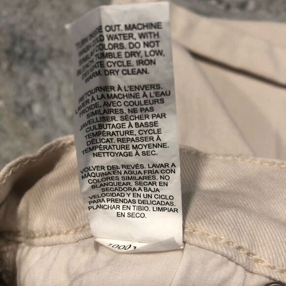 GARAGE SHORTS, RETRO High Waist Stretch, Cream Size 5 - Picture 5 of 9